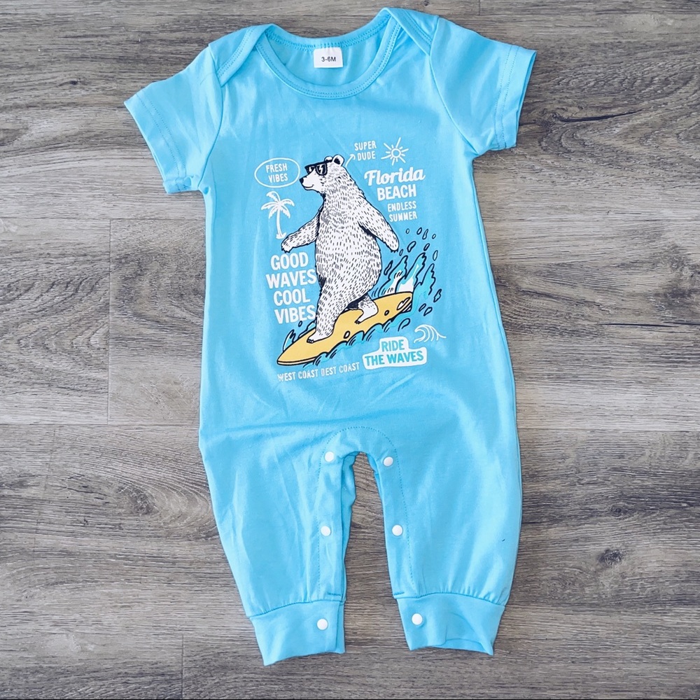 Florida beach baby bodysuit ♡